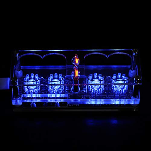 Nixie Vacuum Tube Clock, Digital IN To 12 LED Tube 4 Bit Seven Color