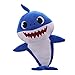 Chengbo-Baby Shark Official Singing Plush, Soft Music Sound Baby Doll Stuffed Plush Toys Singing English Song for Boy Girl (Blue)