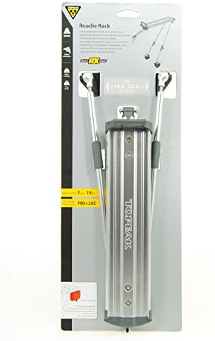 ZEERKUNG Topeak TA2403 Quick RX Roadie Liteweight Alloy Bike Rear Rack fits Tire 23/25c