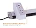 Bostitch Office Konnect Desktop Power + USB Hub, 2 USB Ports, 120V Power Outlet, White (KT-POWER-WHITE)