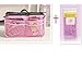 GorgeousCC 10 Purse Organizer Insert Multi-Function Cosmetic Storage Bag in Bag Pink-XB01001 Phone Radiation Sticker