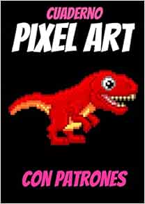 cuaderno pixel art -libro de colorear pixel art-libro de arte pixel art