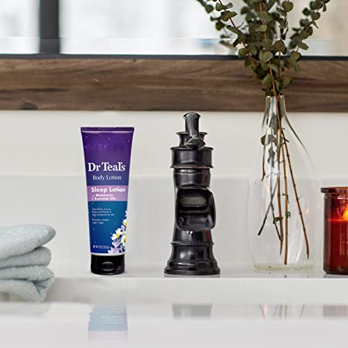 Dr Teal's Body Lotion, Sleep Lotion with Melatonin & Essential Oils, 8