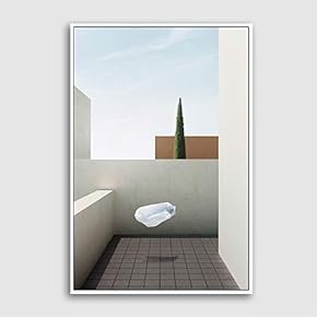 Framed Canvas Wall Art for Living Room, Bedroom Colorful Corridor Canvas Prints for Modern Home Decoration Ready to Hang - 16"x24" inches