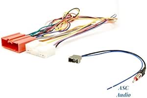 Amazon.com: ASC Audio Car Stereo Wire Harness and Antenna Adapter to