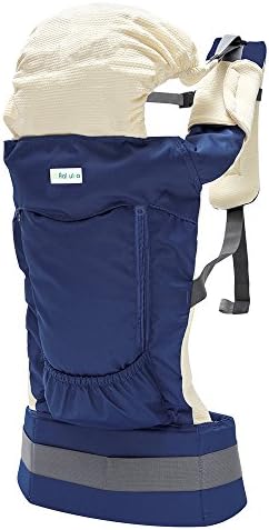 Rakuka Baby Carrier with Protective Sleeping Hood Navy Blue