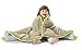 All in One Play Blanket and Toddler Quilt,Khaki/Lime