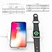 Apple Watch Charger,Belkertech Qi-Standard 2 in 1 Wireless Fast Charger to Power Your New iPhone and Apple Watch Simultaneously,Compatible with iPhone X/8/8 Plus and Apple Watch,Samsung Series