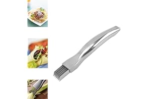2025 New Shred Silk The Knife, Stainless Steel Chopped Green Onion Knife, Kitchen Vegetable Cutter Sharp Scallion Shredding C