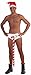 Forum Novelties Men's Novelty Candy Cane Stud Undies, Multi, One Size