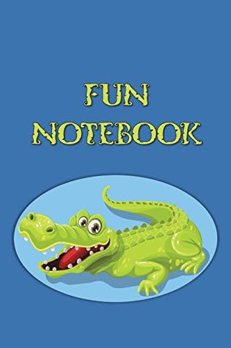 Fun Notebook: Boys Books - Mini Composition Notebook - Ages 6 -12 - Happy Alligator