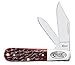 Case Cutlery 10673 Dark Red Bone Standard Jig Barlow (62009 1/2 SS), Multi