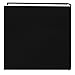Fabric Frame Cover Photo Album 200 Pockets Hold 4x6 Photos, Deep Black