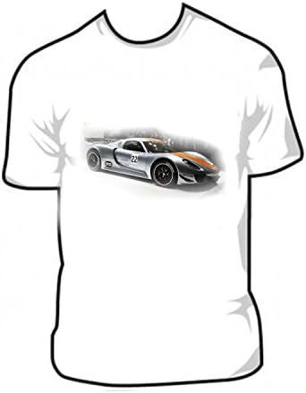 Porsche-918-RSR-Hybrid-Race-Car T shirt Iron On