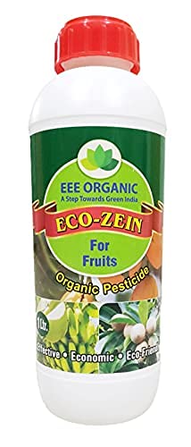 EEE Organic Eco Zein Organic Pesticide for Fruit Plants and Trees 1 Litre Bottle, Pack of (2)