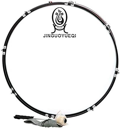 Lenio Percussion Musical Instrument Snare Drum Set Student 25" x 14" for Students&Beginner,Includes Drum Key Drumsticksand Strap 8 Lugs Red