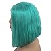 Licoville 13x4 Frontal Bob Wig Transparent Lace Front Wigs Human Hair Pre Plucked Lake Blue Lace Front Bob Wigs Free Part Short 10 Inch 180% Density Bob Cut Human Hair Wigs for Black Women