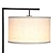 Brightech Montage Modern Floor lamp, LED Floor Lamp for Living Rooms & Offices - Tall Standing Lamp for Bedroom Reading - Corner Pole Lamp for Contemporary Home Decor - Black