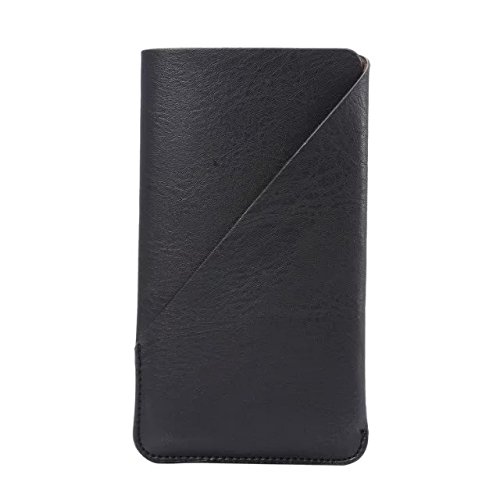 eBuymore Faux Leather Cellphone Shock Absorbing proof Pouch Sleeve Case for iPhone 6 / 6S / Samsung Galaxy S7 / S6 Edge / S6 Active / HTC 10 / HTC One A9 M9 / Sony Xperia X (Black)
