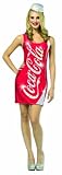 Rasta Imposta Coca-Cola Glitz Dress, Red, Adult