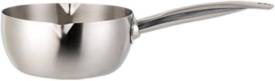 ZfgG Milk Pan Nonstick Stainless Steel Saucepan With Handle, Home Cooking Kitchenware - Diameter 18cm/20cm/22cm (Size : 18cm)