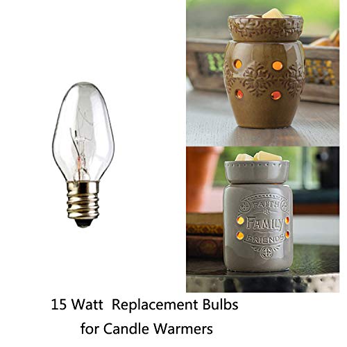 Snnalosses 15 Watt Wax Melt Warmer Light Bulbs for Scentsy Plugin