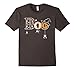 Boo Halloween T-Shirt With Spiders And Witch Hat