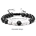 M MOOHAM Lava Rock Bracelet – 8mm Lava Rock Bead White Turquoise Anxiety Bracelet, Men Women Stress Relief Yoga Beads Aromatherapy Essential Oil Diffuser Healing Braceletsthumb 4