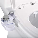 Albustar Home Bidet, Self-Cleaning and Retractable Nozzle, Fresh Water Spray Non-Electric Mechanical Bidet Toilet Seat Attachment