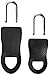 Zapour 20 Pieces Zipper Replacement Zipper Tag Zip Fixer for Clothes or Bags, Black