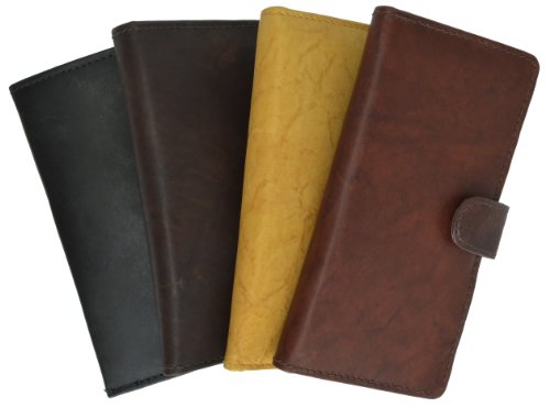 Wo Checkbook Cover Credit Card Slots Secure by Button Closure by Marshal