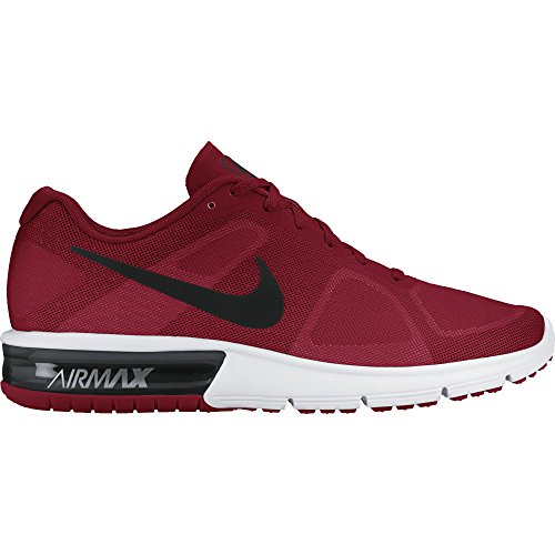 Men's Nike Air Max Sequent Running Shoe Gym Red/White/Black/Hematite Size 13 M US