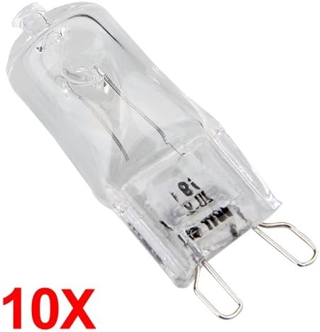 Ecloud Shopus 10 G9 Halogen Capsule Light Bulb Lamp 40w 40 Watt 2800k