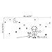 Leoy88 Stars Moon The Little Prince Kids Wall Sticker Home Decor Wall Stickers Black