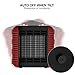 Portable Electric Space Heater with Thermostat, 1500W/750W Safe and Quiet Ceramic Heater Fan, Heat Up 200 Square Feet, Overheat & Tip-Over Protection, ETL Certified PTC for Office Room Desk Indoor Use