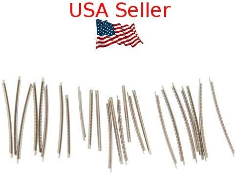 Fret Wire Pre Cut Acoustic Electric Guitar 2.9mm Stainless Steel 24 Frets Chrome