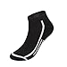 Mens Warm Wool Socks Thick Winter Thermal Stripe Wool Crew Socks 6 or 5 Pairs (MQ03 low cut socks-6 pairs)