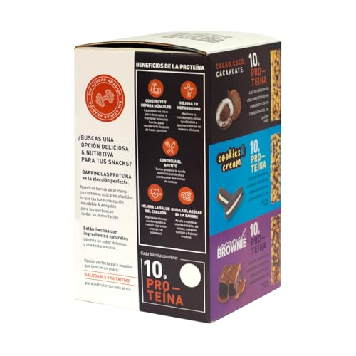 Barrinolas Proteína Mix Pack 15pz 10g Proteína
