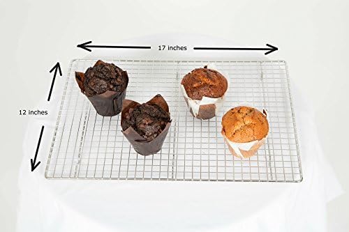 Atlantic Barn Cooling/Baking Rack with 3-Piece Skewers, 12 X 17-Inch