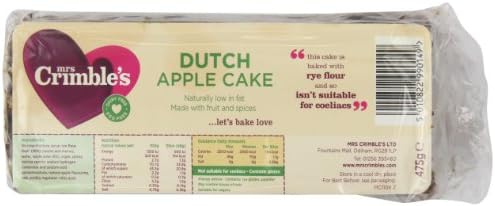 Mrs Crimbles Dutch Apple Cake 475 g (Pack of 3)
