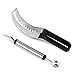 Watermelon Slicer Melon Baller 18/10 Stainless Steel Fruits Cutter and Server by Yoofor