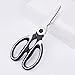 Professional Kitchen Scissors, Ideal for Poultry, Fish, Meat, Herbs, BBQ and Camping Food Preparation, Bonus Shears Protection Cover (Black)