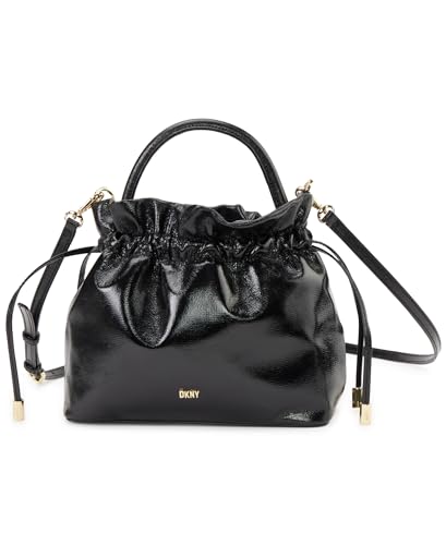DKNY Feven Top Handle Crossbody, Sac à Main Femme, Noir