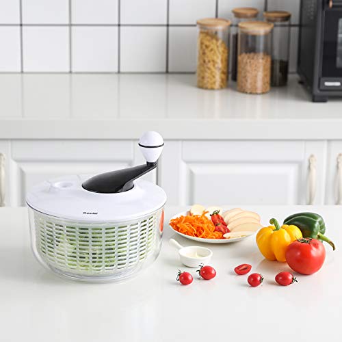 Salad Spinner Large 5L Capacity, Easy to Clean Lettuce Spinner with