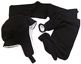 N'Ice Caps Boys Sherpa Lined Micro Fleece Hat/Scarf/Glove 3PC Set