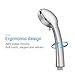 Shower Head, Blusmart 3 Function Handheld Showerhead, High Pressure Rainfull Chrome Finish Head with 60 Inch Stainless Steel Hose, Bathroom Accessories with Bracket, Screws and Teflon Tape