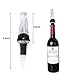 Wine Aerator Pourer, Mayetori Premium Anti Liquid Diffuser Decanter Spout with Wine Stopper and Wine Foil Cutter (black)