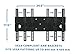 Mount-It! Heavy-Duty TV Wall Mount Bracket with Full Motion Articulating Dual Arms Swivel Corner Bracket for 42 to 70 inch Screen LCD OLED Plasma 4K Flat Panels, 220 Lbs Capacity