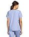 WonderWink Women's Charlie 5 Pocket Y-Neck Wrap Top, Ceil Blue, Small