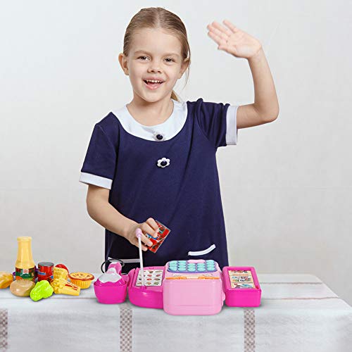 image for FunsLane Cash Register for Kids Pretend Play Toys with Electronic Soun